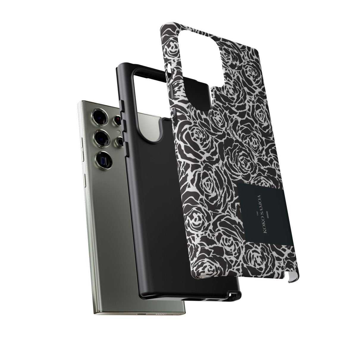 Samsung Galaxy S25 tough phone case by WOYC with Faleasiu Nights design, glossy finish, rugged protection for AU, NZ, and USA.