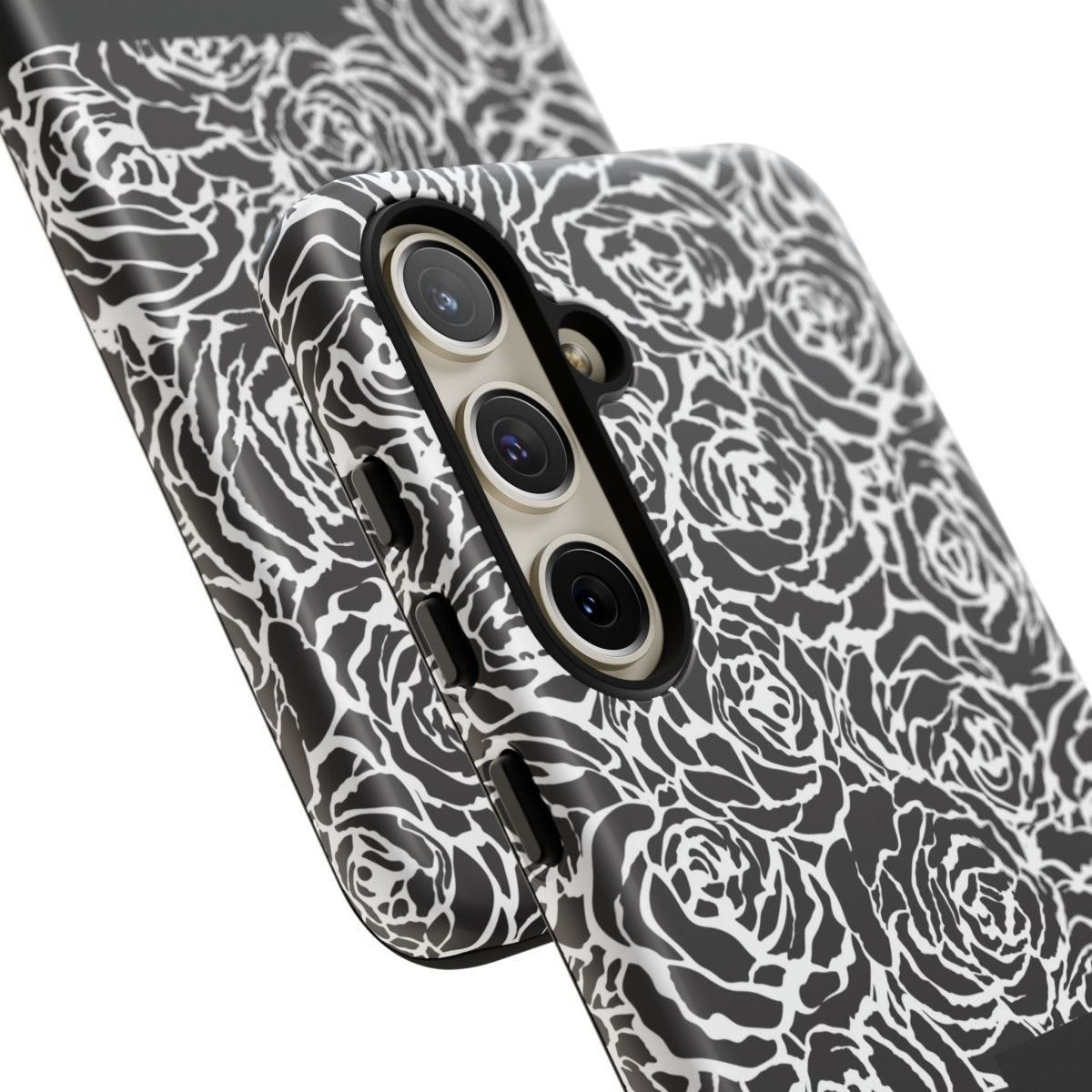Samsung Galaxy S25 tough phone case by WOYC with a glossy Faleasiu Nights design, rugged protection for AU, NZ, and USA.