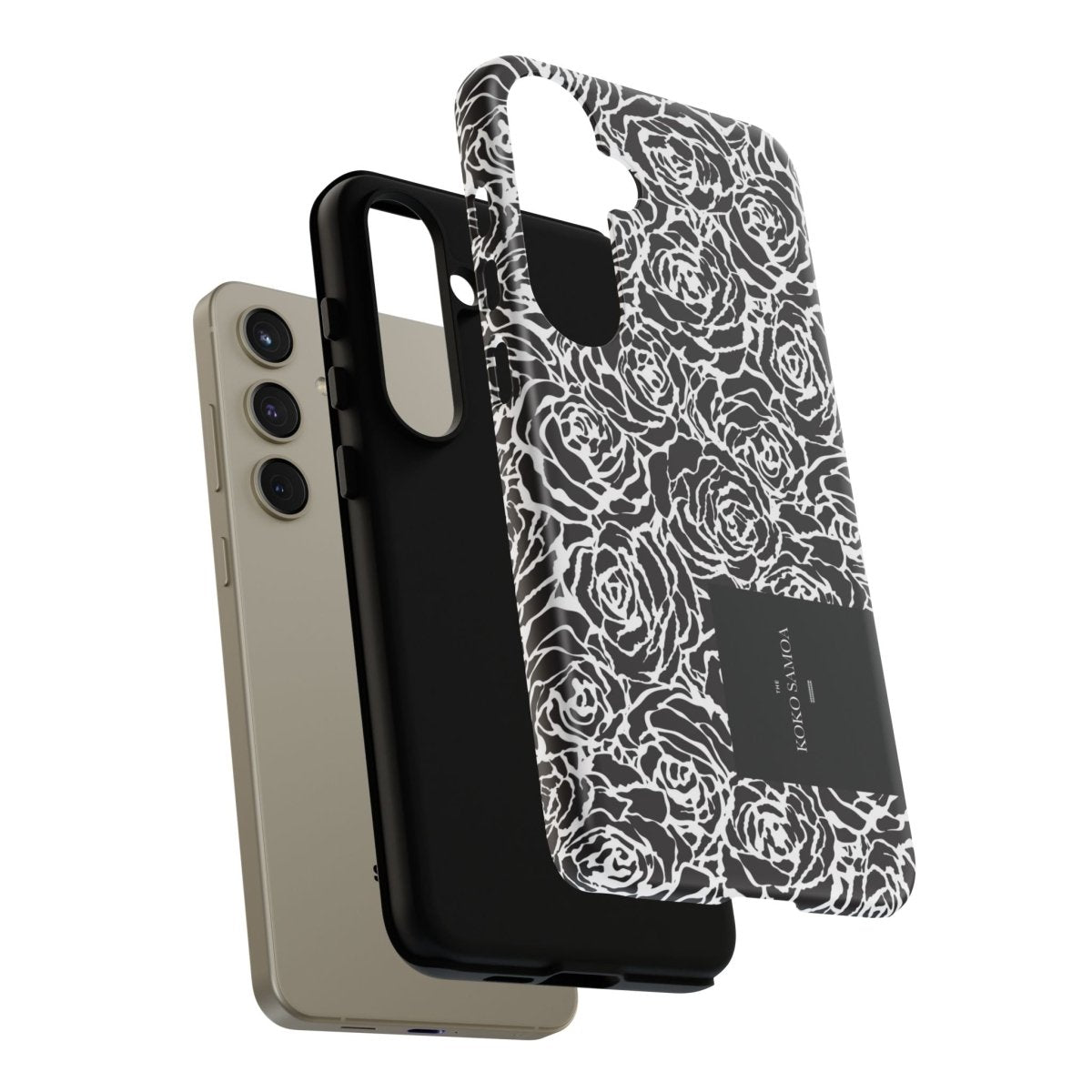 Samsung Galaxy S25 tough phone case by WOYC featuring Faleasiu Nights design, glossy finish, durable protection, and vibrant details.