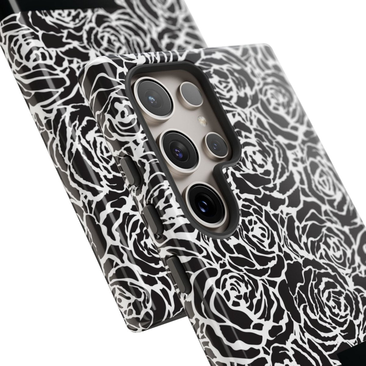 Samsung Galaxy S25 tough phone case by WOYC featuring Faleasiu Nights design, glossy finish, durable protective case.
