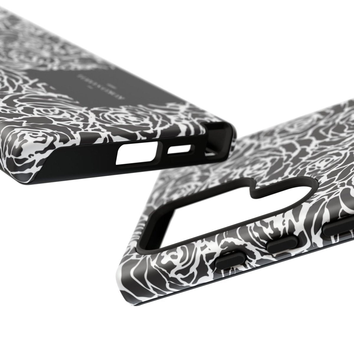 Samsung Galaxy S25 tough phone case by WOYC with glossy Faleasiu Nights design, providing durable protection.