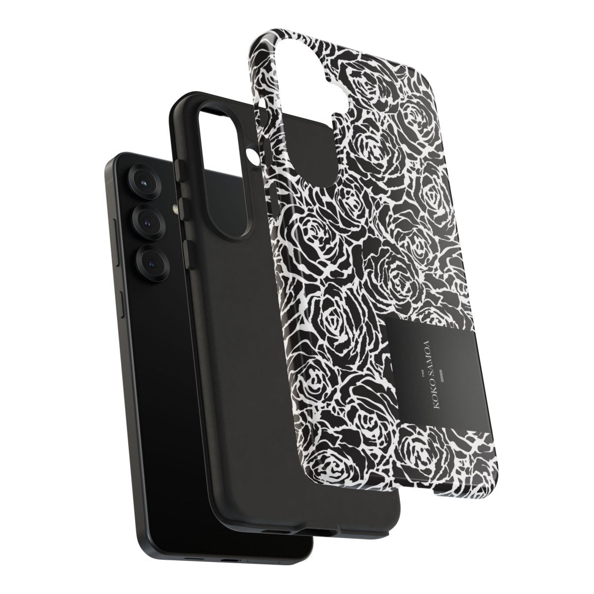 Samsung Galaxy S25 tough phone case by WOYC featuring Faleasiu Nights design with glossy finish, durable protective cover.