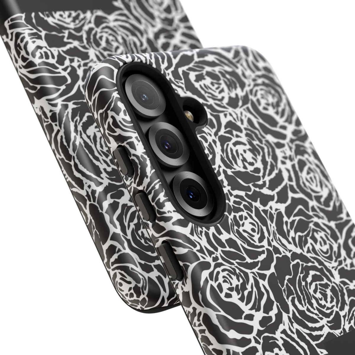 Samsung Galaxy S25 tough phone case by WOYC in Faleasiu Nights design, glossy finish, protective and durable.