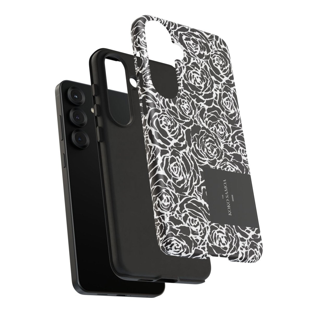 Samsung Galaxy S25 tough phone case by WOYC with Faleasiu Nights design, glossy finish, rugged protection for AU, NZ, and USA markets.