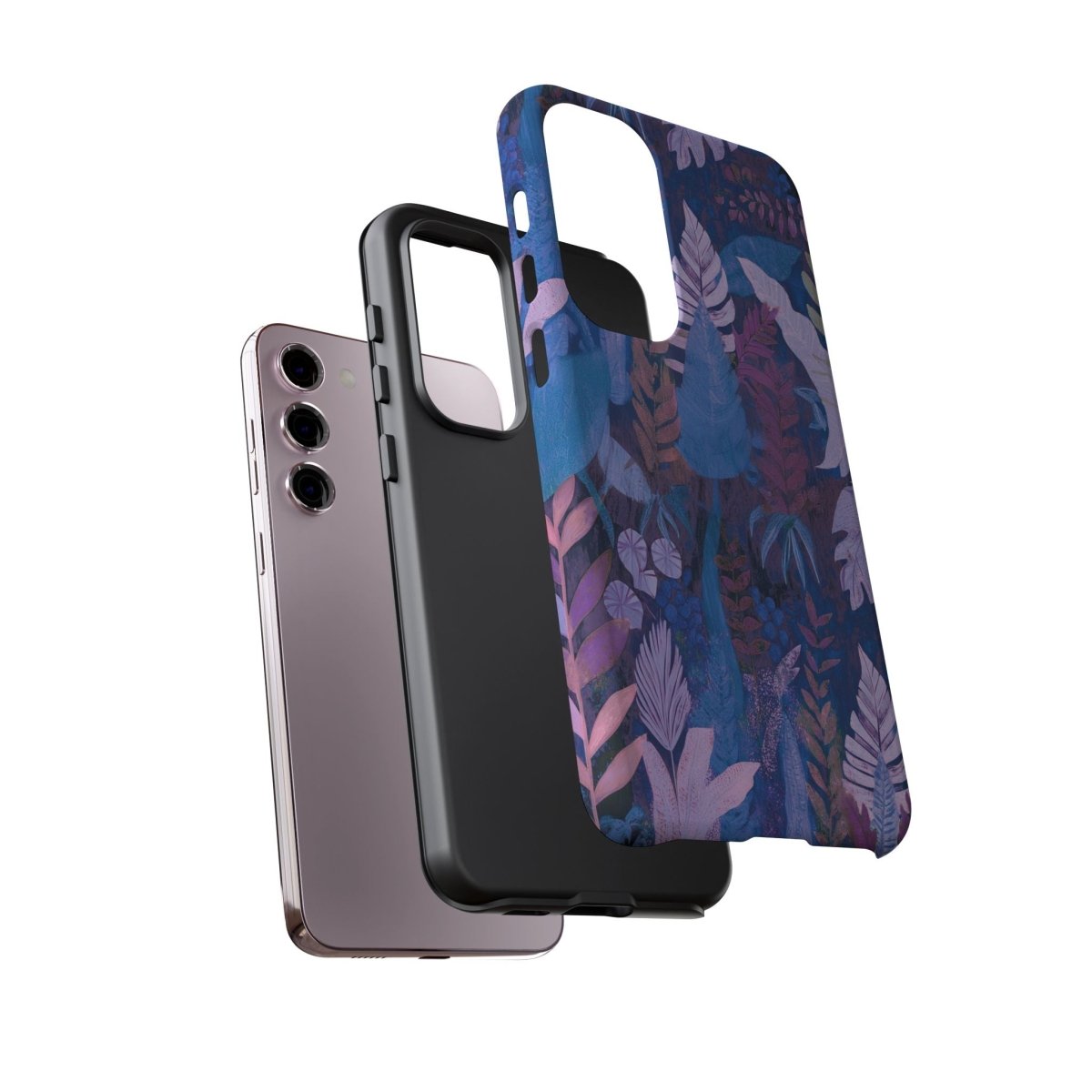 Samsung Tough Phone Case - Lavender Palms - AU/NZ/USA - The Koko Samoa
