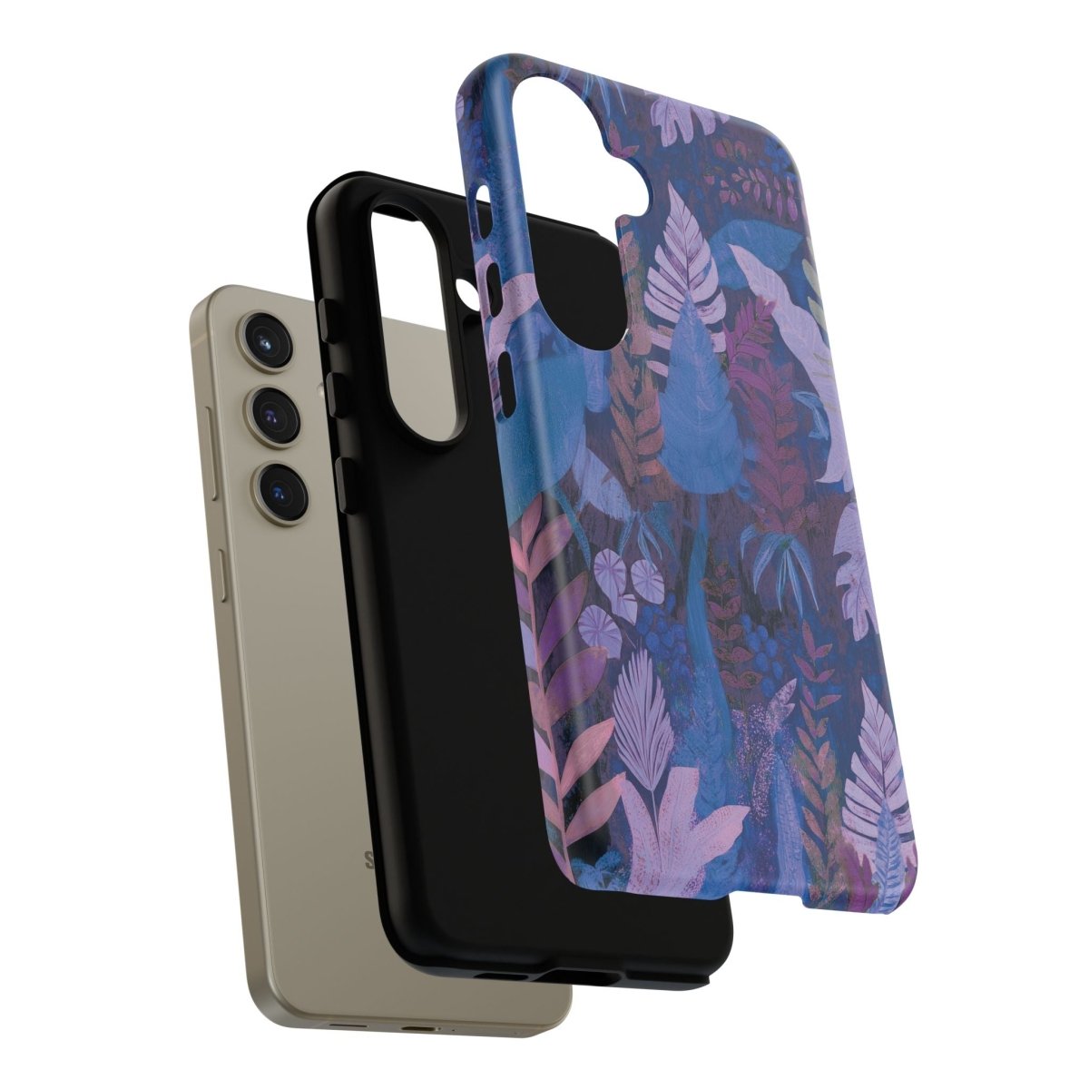 Samsung Tough Phone Case - Lavender Palms - AU/NZ/USA - The Koko Samoa