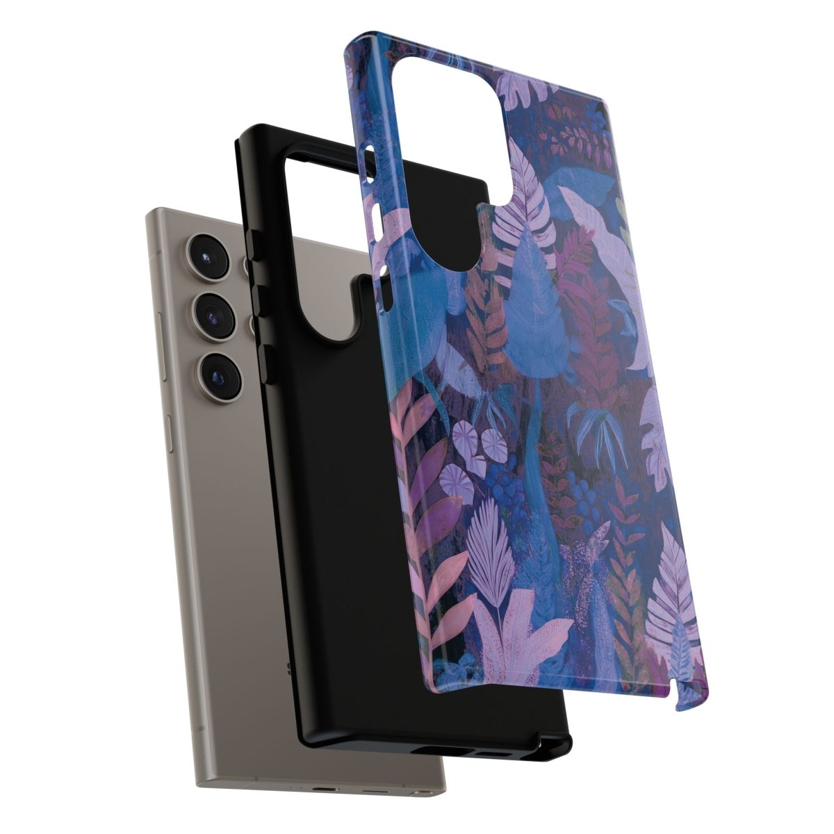 Samsung Tough Phone Case - Lavender Palms - AU/NZ/USA - The Koko Samoa