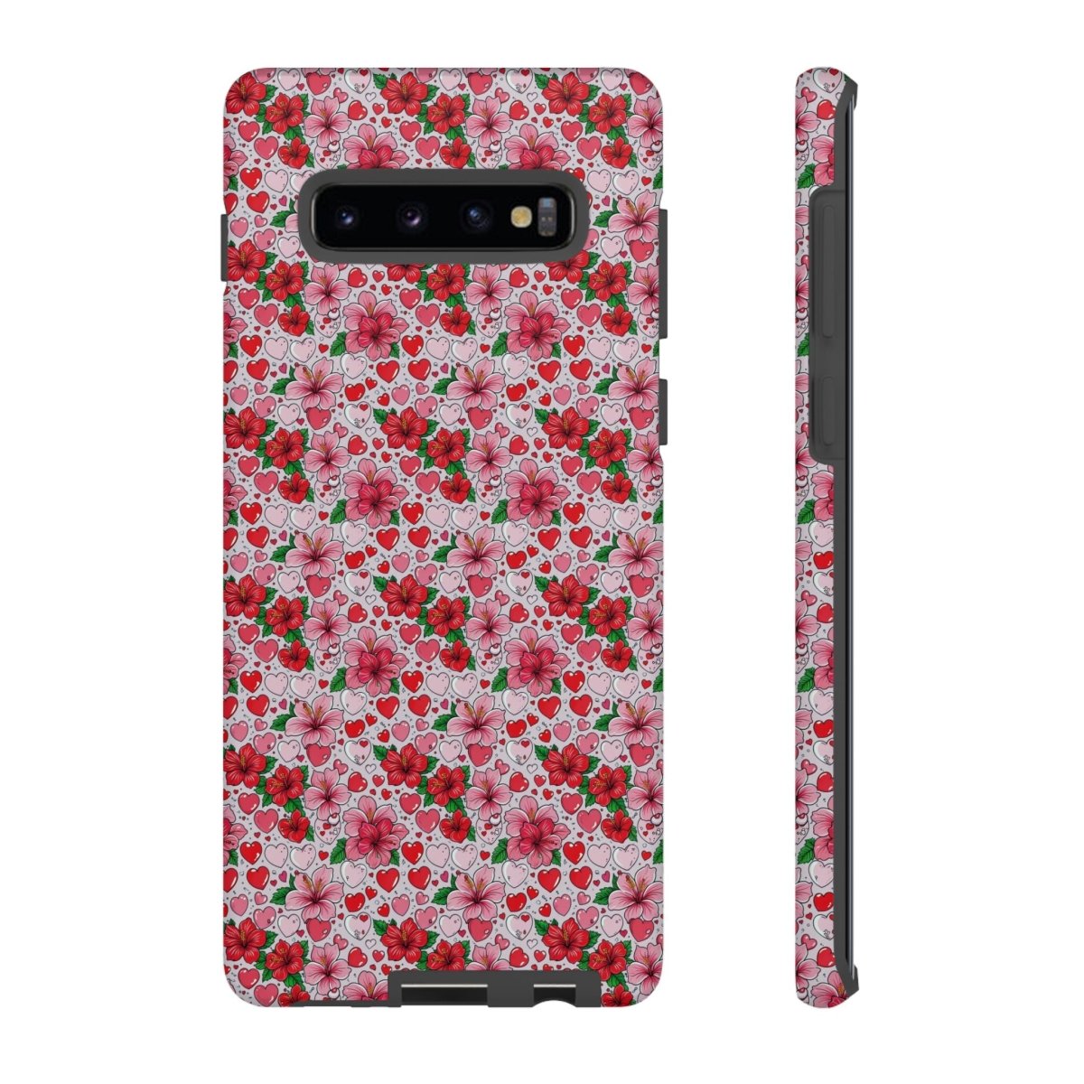 Glossy Samsung Galaxy S25 tough phone case with Love & Aute design, durable protection for AU, NZ, and USA.