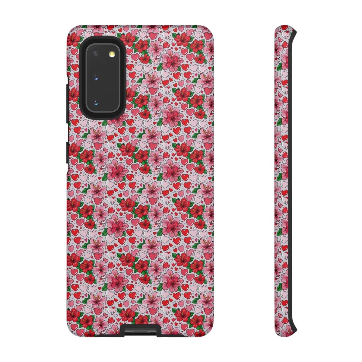 Samsung Galaxy S25 tough phone case with Love & Aute design, glossy finish, for AU, NZ, and USA markets.