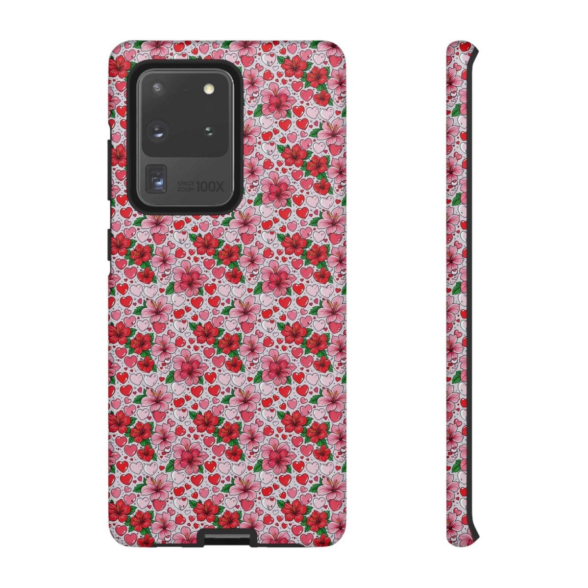 Samsung Galaxy S25 tough phone case with Love & Aute design, glossy finish, for AU, NZ, and USA markets.