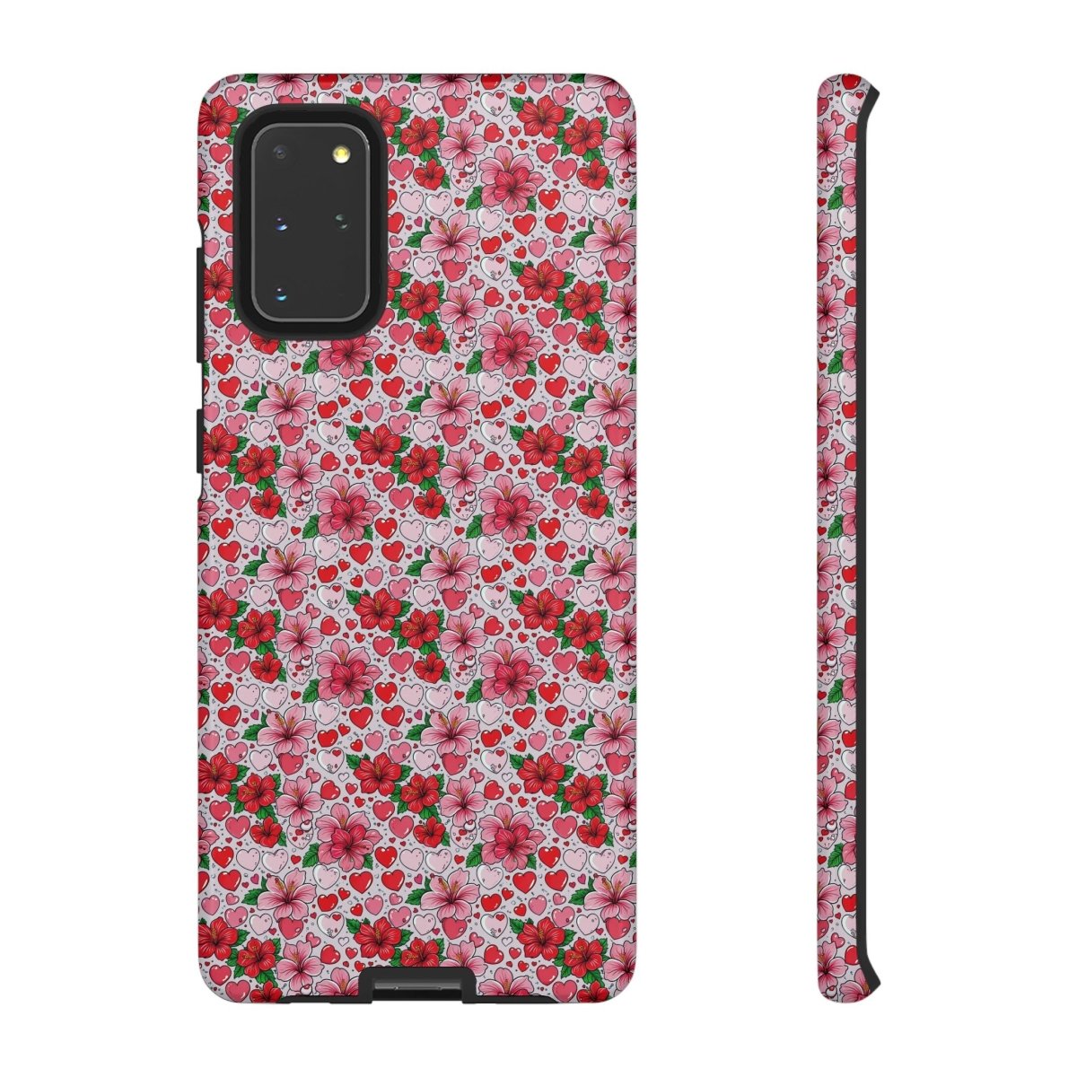 Samsung Galaxy S25 tough phone case featuring Love & Aute design, glossy finish, suitable for AU, NZ, and USA markets.
