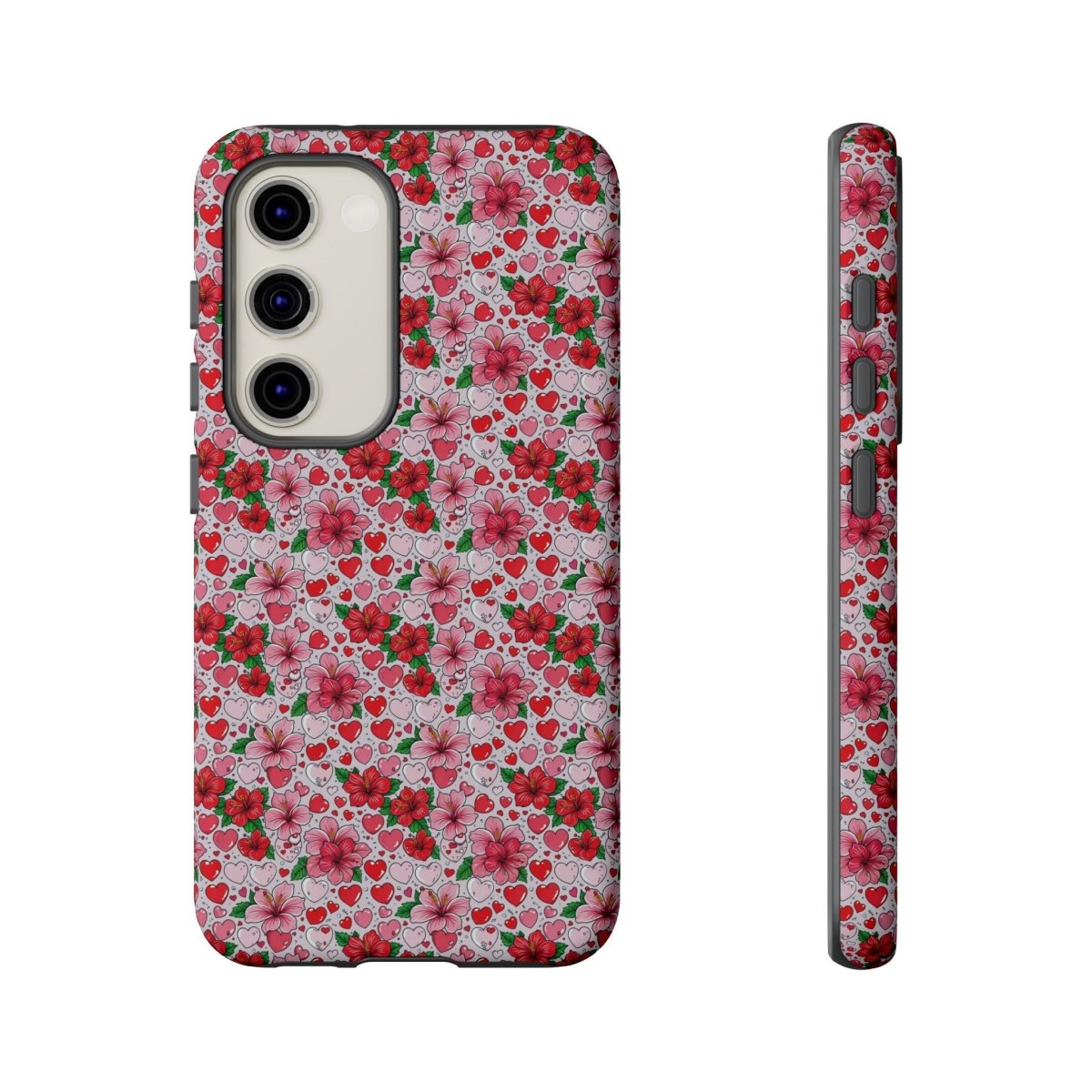 Samsung Galaxy S25 tough phone case with Love & Aute design, glossy finish, by Printify for AU, NZ, and USA markets.