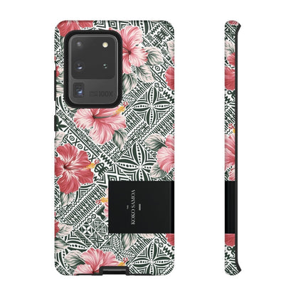 Samsung Tough Phone Case - Solosolo Blooms - AU/NZ/USA - The Koko Samoa