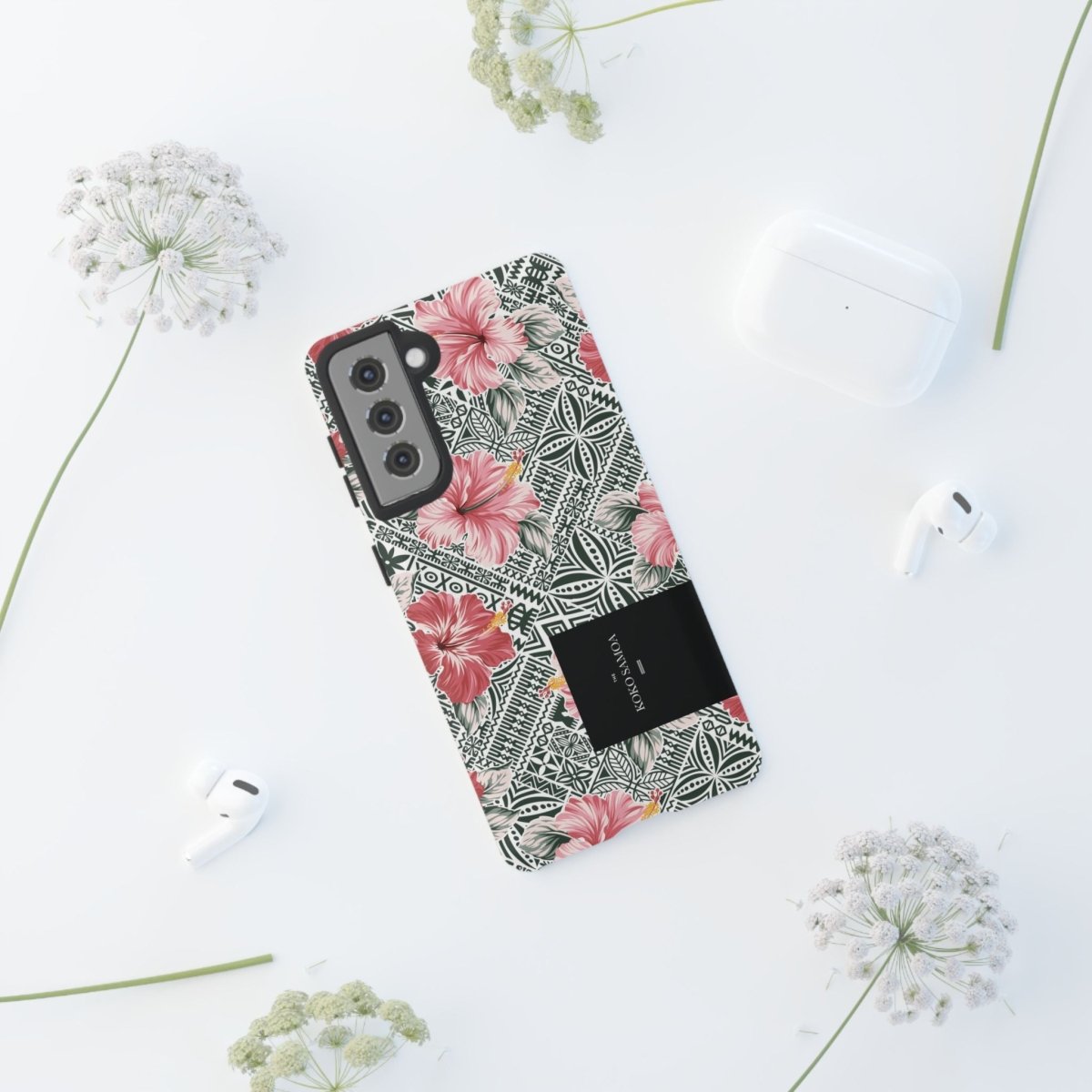 Samsung Tough Phone Case - Solosolo Blooms - AU/NZ/USA - The Koko Samoa