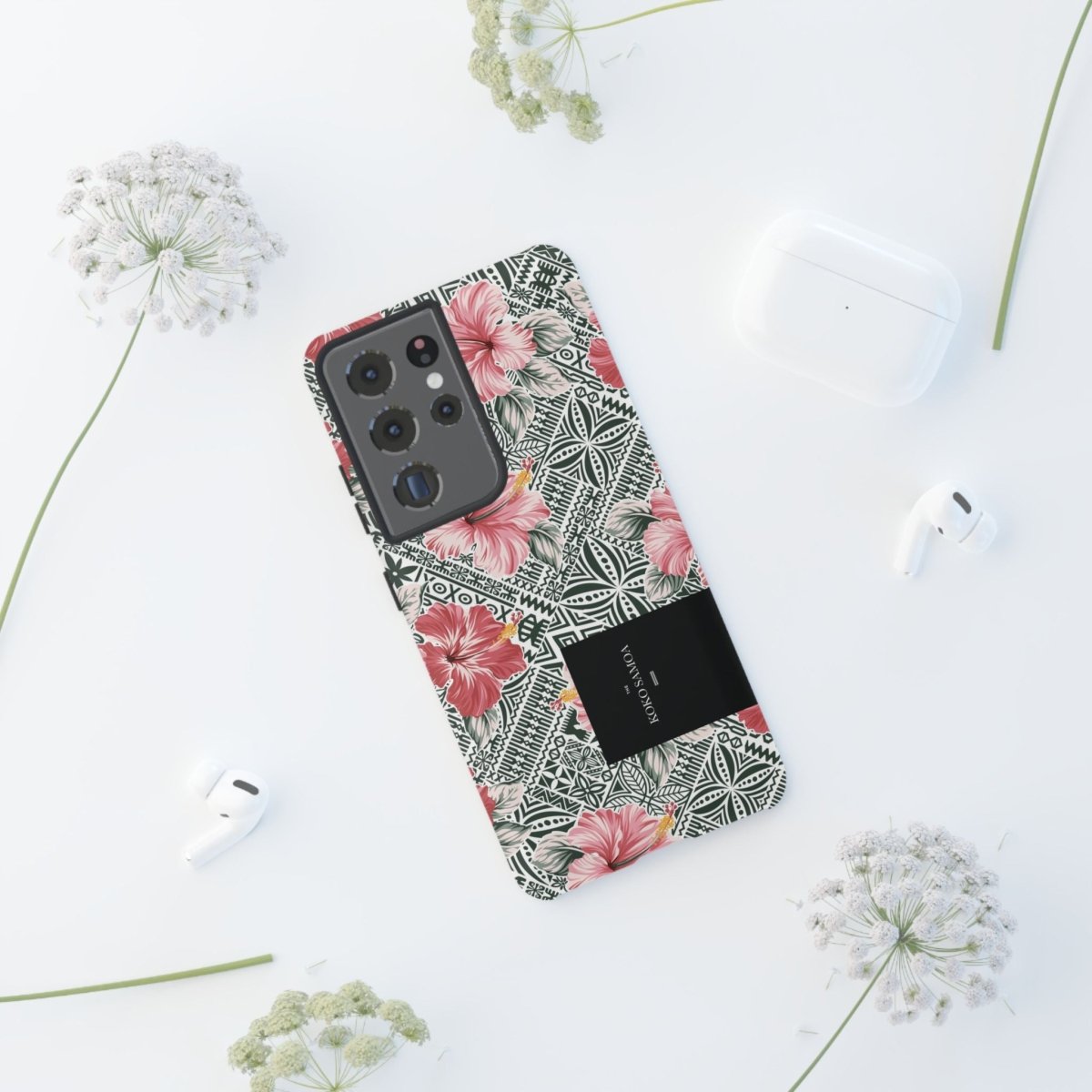 Samsung Tough Phone Case - Solosolo Blooms - AU/NZ/USA - The Koko Samoa