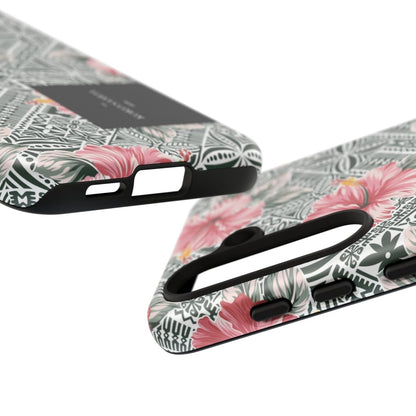 Samsung Tough Phone Case - Solosolo Blooms - AU/NZ/USA - The Koko Samoa