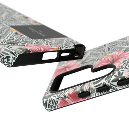Samsung Tough Phone Case - Solosolo Blooms - AU/NZ/USA - The Koko Samoa