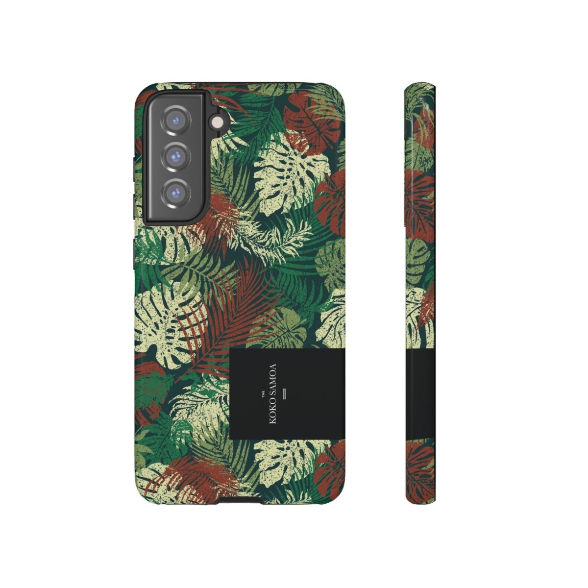 Samsung Tough Phone Case by WOYC with Tafatafa Greens design for Galaxy S25, glossy, durable protective cover, suitable for AU/NZ/USA.