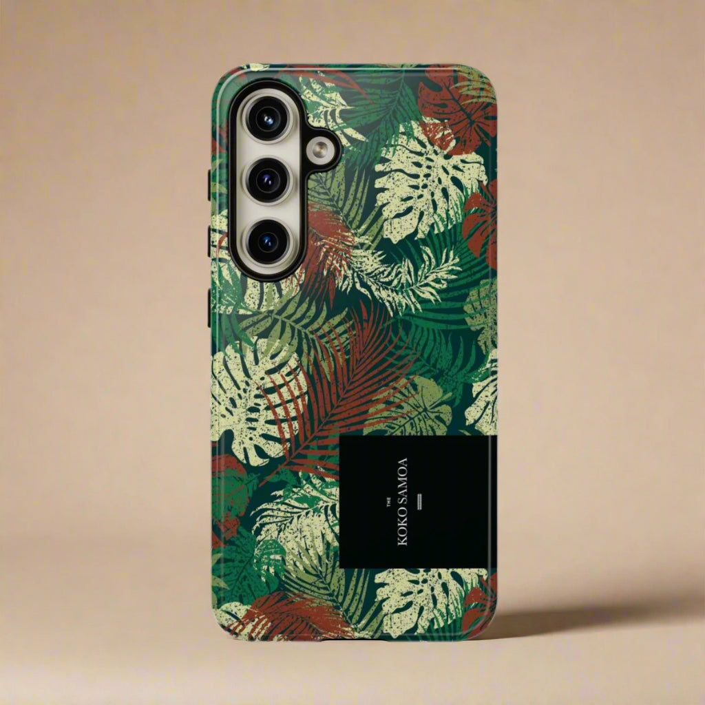 Samsung Tough Phone Case - Tafatafa Greens - AU/NZ/USA - The Koko Samoa